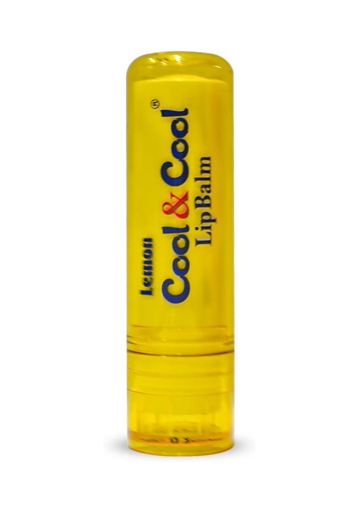 Cool & Cool Lemon Lip Balm - Intense Nutrition, Bees Wax, Vitamin-E, Shea Butter, Mineral Oil Free, Made In Germany - 4.6g - Image 2